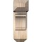 Ekena Millwork Olympic Craftsman Smooth Bracket w/ Offset Brace, Douglas Fir, 7 1/2"W x 18"D x 22"H BKT0806X18X22OLY04SDF - alternate 4